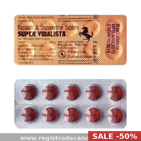 Buy Super Vidalista 20/60mg in USA | Tadalafil Treatment From $1.27