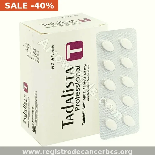Tadalista Professional 20mg for Erectile Dysfunction — Buy Tadalafil Online | Fast Delivery From $1.56