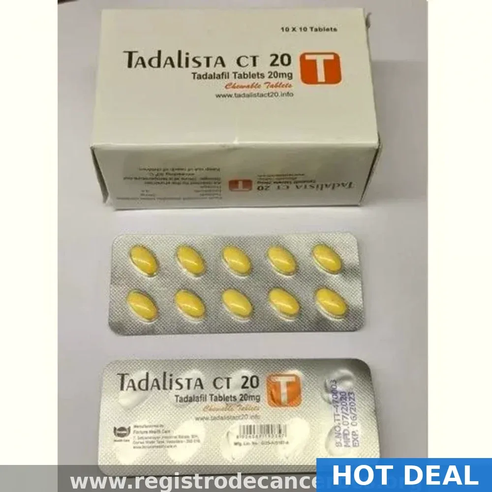 Tadalista CT 20mg for Erectile Dysfunction — Buy Tadalafil Online | Fast Delivery From $1.56